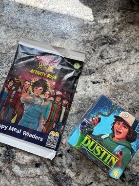 NWT! Stranger things happy meal toys set of two